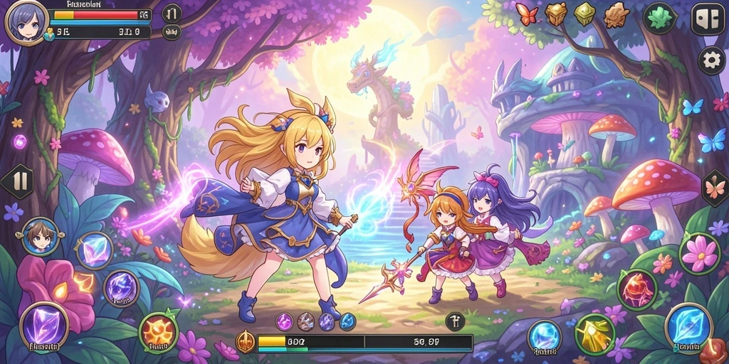 Tangkapan layar memperlihatkan pertandingan multiplayer yang intens.