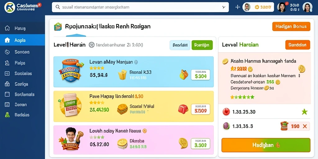 Level-level tantangan yang bervariasi dan menarik.